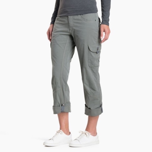 Kuhl SPLASH ROLL-UP PANT - olive green cargo hiking pants - Picture 7 of 12